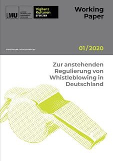 Zum Artikel "Die neue EU-Richtlinie zum Whistleblowerschutz und ihre Umsetzung in Deutschland"